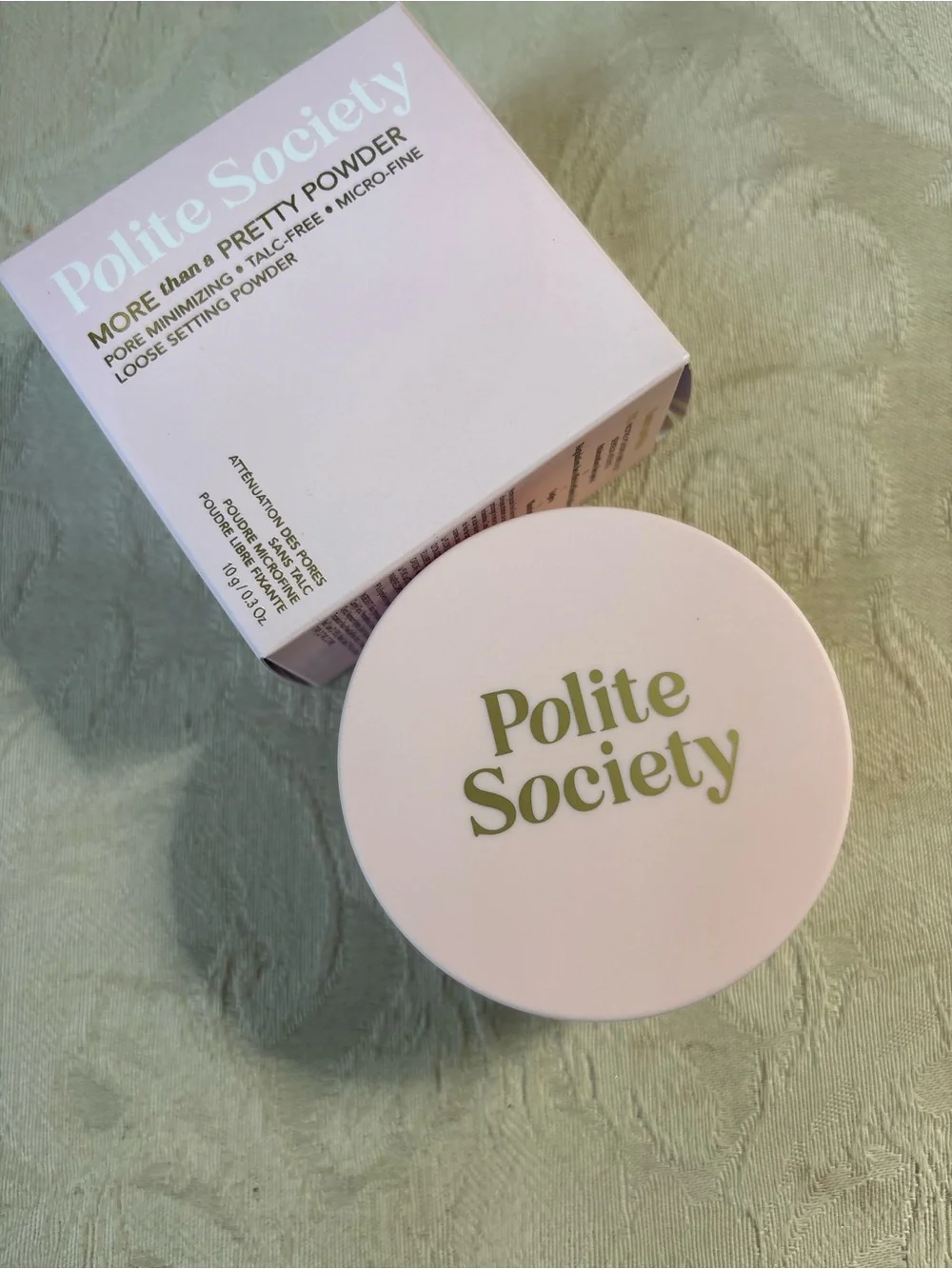 Polite Society More Than a Pretty Loose Setting Powder in Petal BNIB